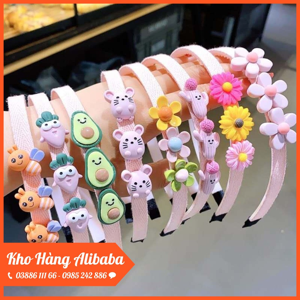 Bờm Tóc Hoa Quả Nhiều Hình Cute Siêu Xinh Cho Bé