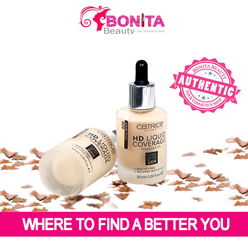 Kem nền Catrice HD Liquid Coverage Foundation  Catrice 24h