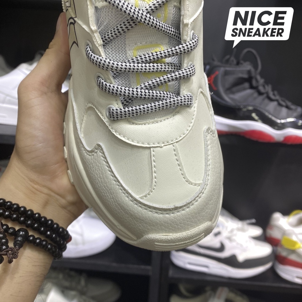 Giày MLB NY trắng chữ vàng - Phiên bản 1:1 chuẩn | Nice Sneaker .