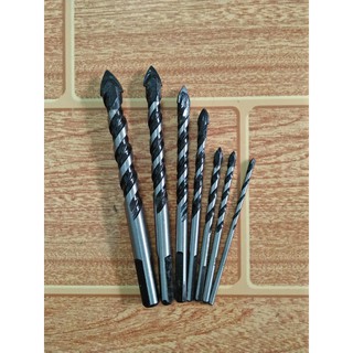 Bộ 7 mũi khoan đa năng khoan kính gốm, ngói, gạch bóng kính,mũi tam giác(3-12MM).