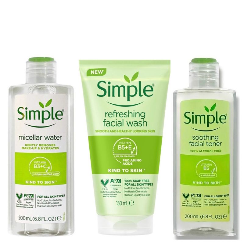 Sữa rửa mặt và tẩy trang Simple 
