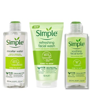 Sữa rửa mặt và tẩy trang Simple