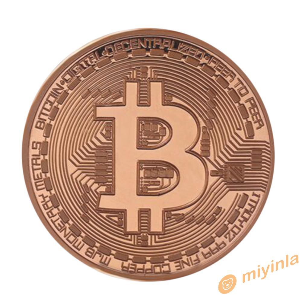 Đồng Xu Bitcoin Xi Mạ Vàng