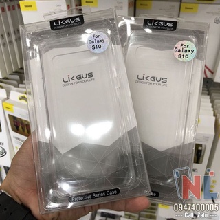 Ốp Lưng Samsung S10/S10 Plus /S10e Likgus Lưng Cứng Viền Chống Sốc