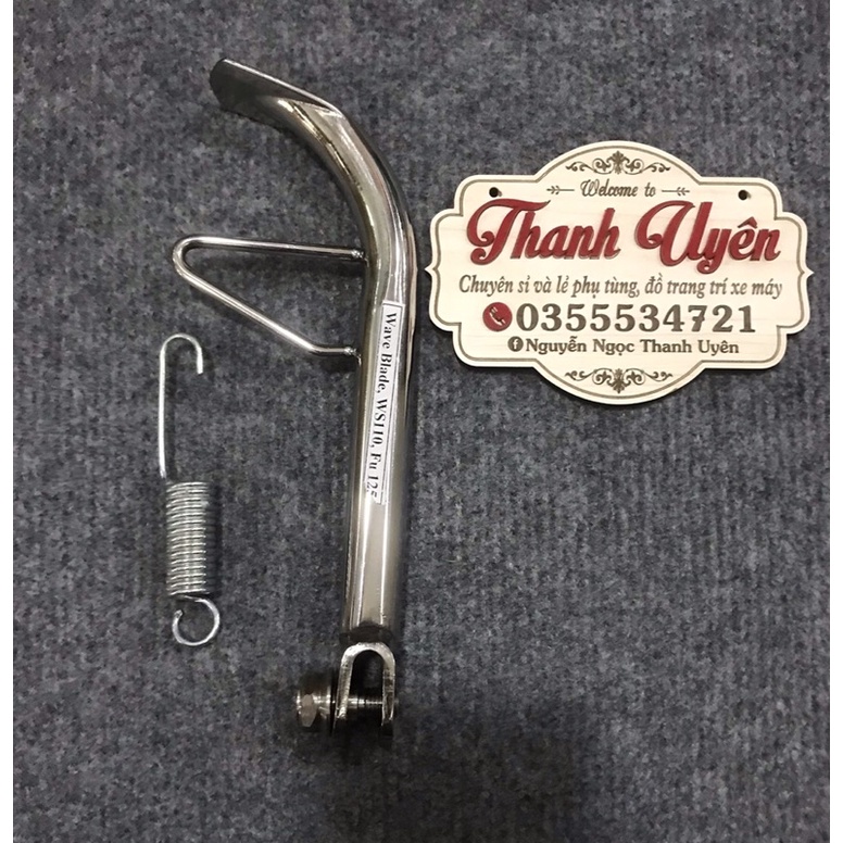 COMBO CHỐNG ĐỨNG,CHỐNG NGHIÊNG INOX DÀNH CHO XE WAVE BLADE, WS110, FUTURE125