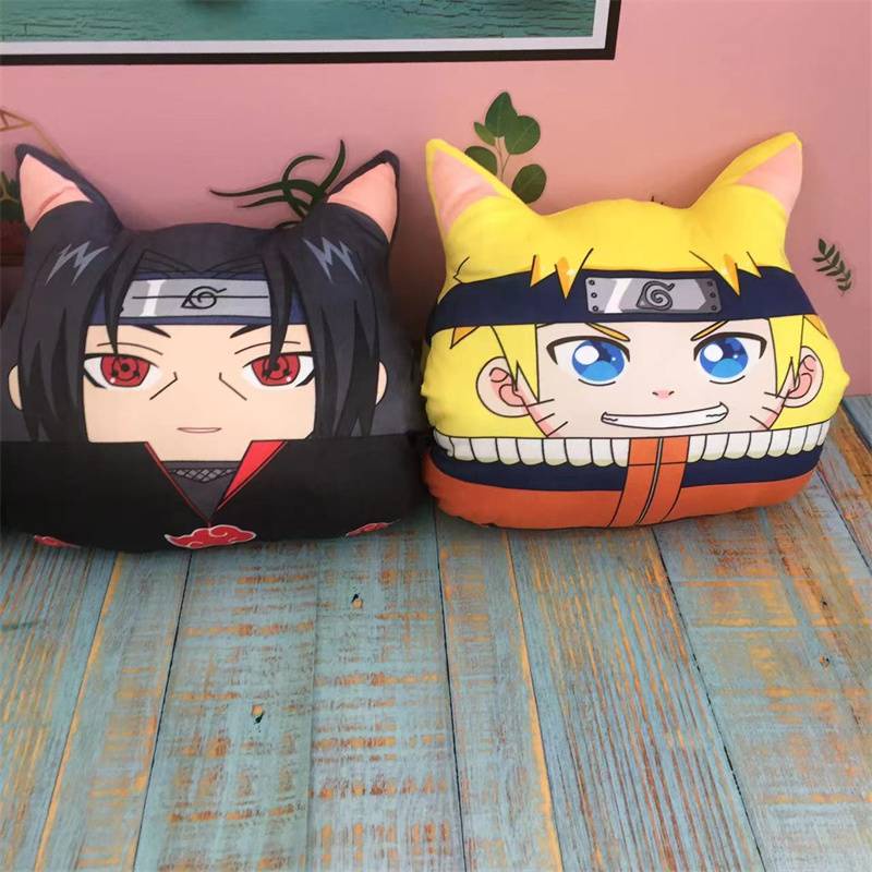 Gối nhồi bông hình nhân vật Uchiha Itachi Hatake Kakashi 30cm