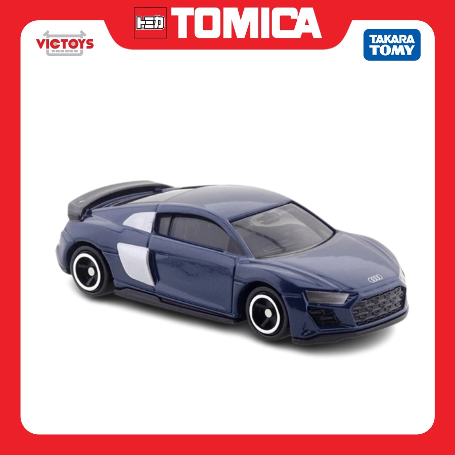 Xe mô hình Tomica No.38 Audi R8 Coupe 158660 Fullbox Chính Hãng Takara Tomy - Victoys