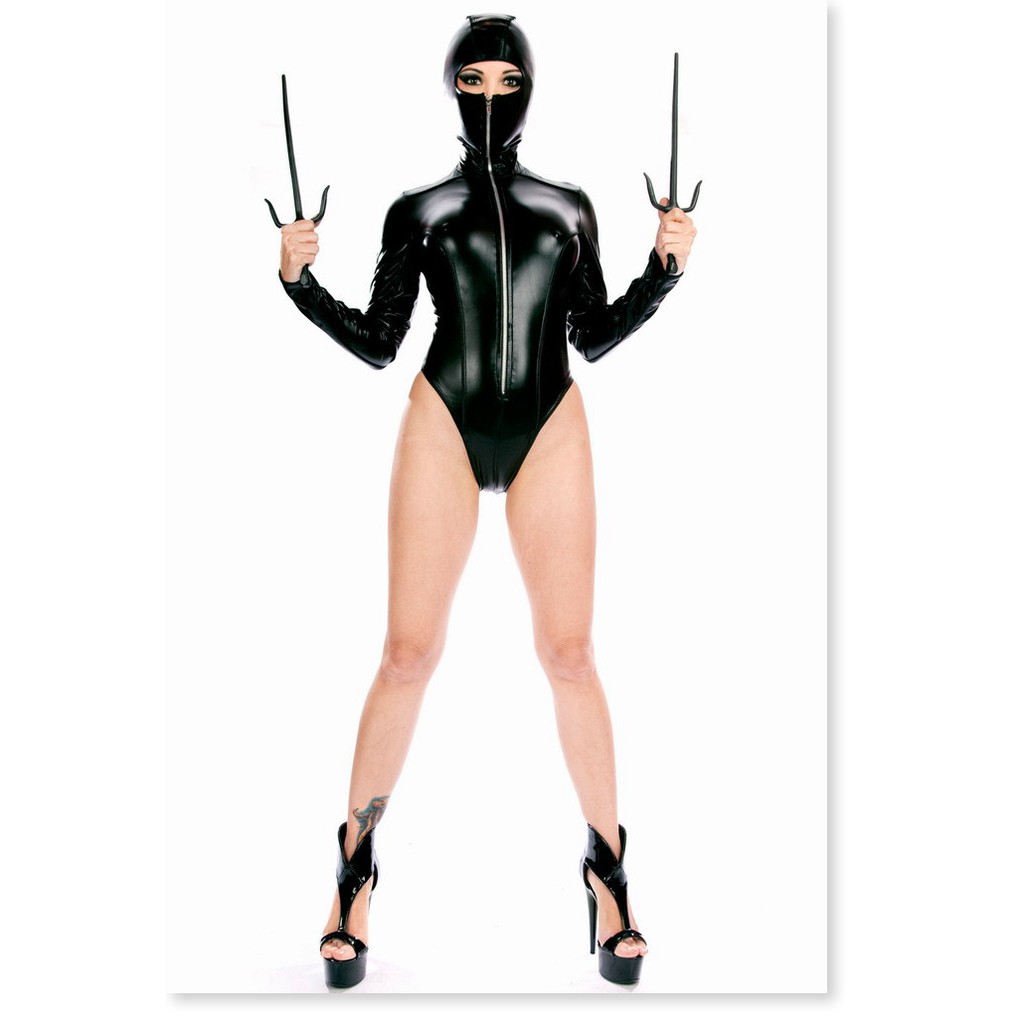 Halloween Trang phục biểu diễn Âu Mỹ Trang phục ninja