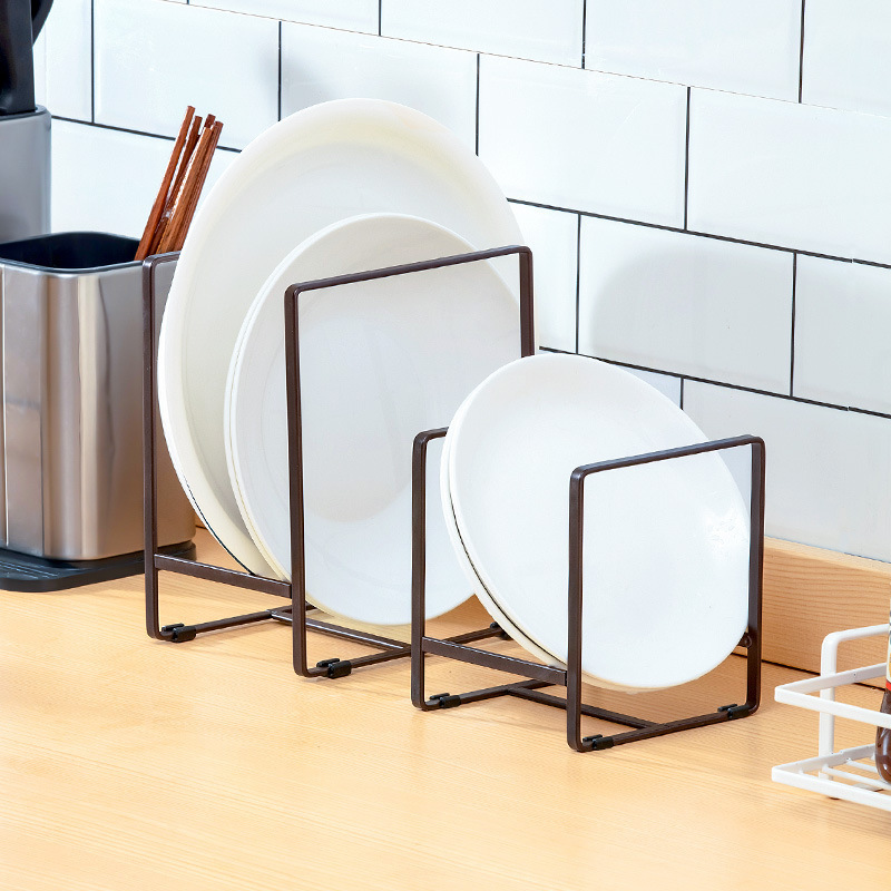 Giá Đựng Đĩa Tiết Kiệm Không Gian Tiện Lợi Cho Nhà Bếp