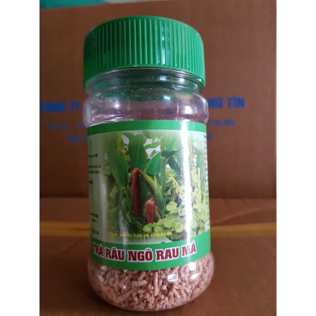 Trà Râu Ngô Rau Má hộp 150gr_giúp thanh lọc cơ thể, mát gan,lợi tiểu | BigBuy360 - bigbuy360.vn