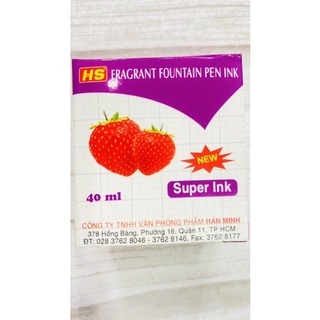 Mực viết máy dâu thơm