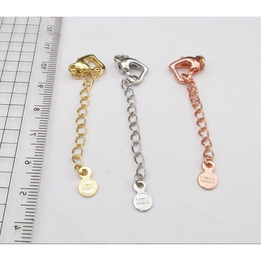 [CTJ004] Phụ kiện trang sức (DIY) - Khóa Trái tim kiểu chuỗi - Mở rộng