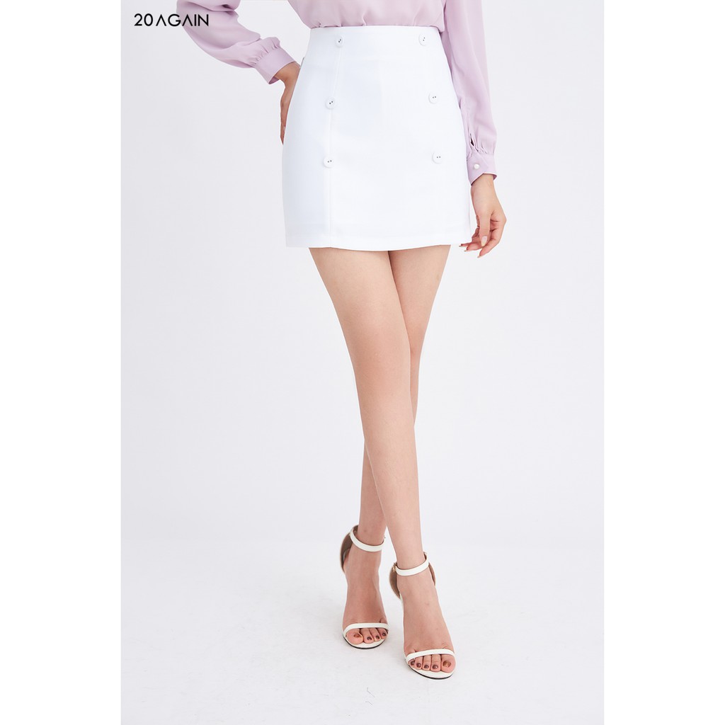 Chân váy A đính cúc trang trí 20AGain JAA1216 | BigBuy360 - bigbuy360.vn