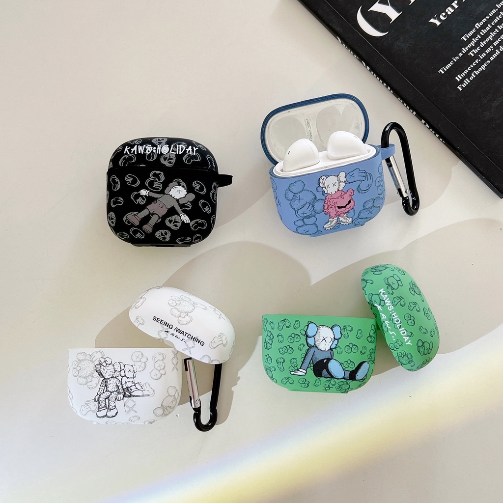 Vỏ Bọc Hộp Sạc Tai Nghe Không Dây Bluetooth Baseus Bowie E8 Bằng tpu Mềm Nhám Họa Tiết Hoạt Hình Đáng Yêu