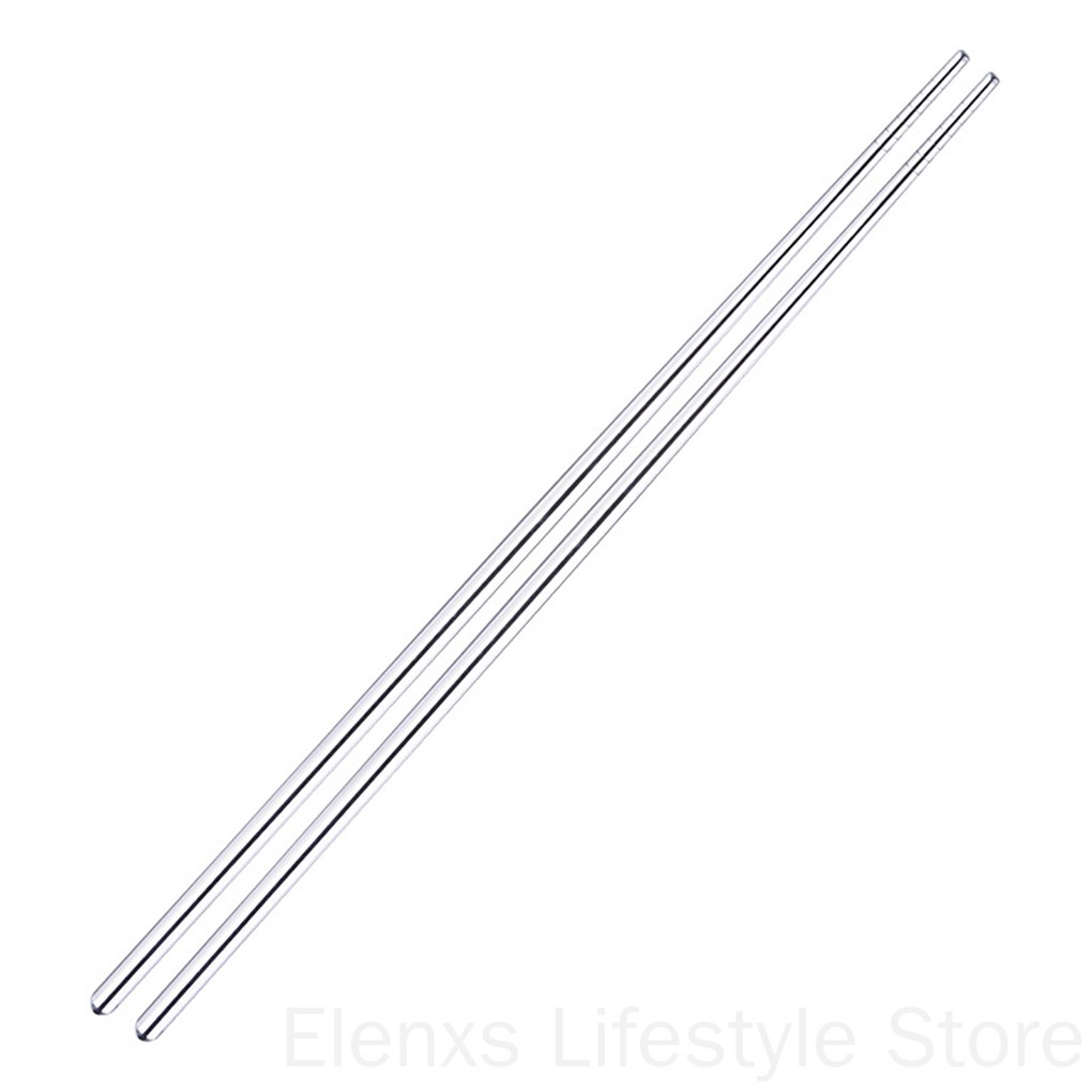 1 Đôi Đũa Dài Bằng Thép Không Gỉ 36cm