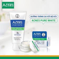 Bộ sản phẩm dưỡng trắng Acnes Pure White