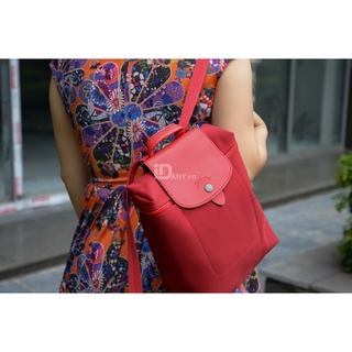 Balo Longchamp đỏ tươi ( ảnh thật)