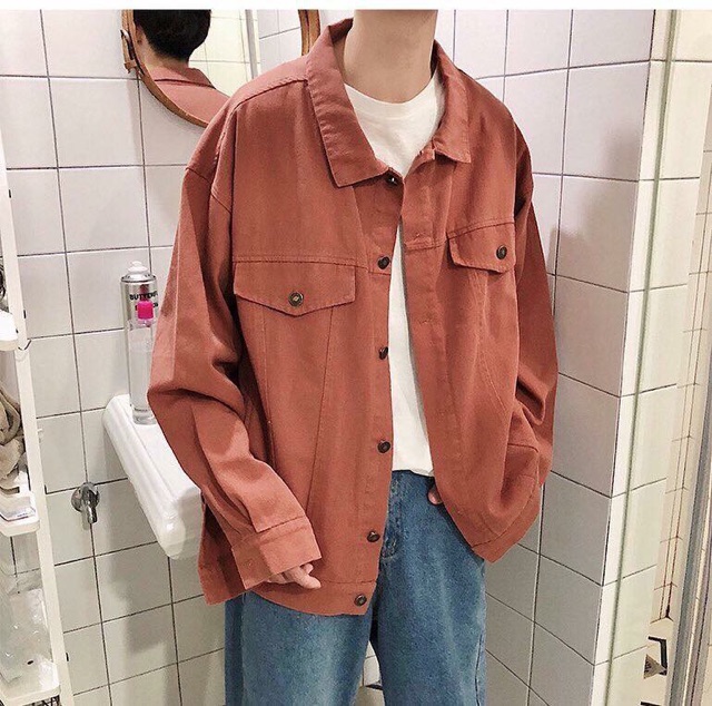 ÁO KHOÁC KAKI JEAN CỔ BẺ | BigBuy360 - bigbuy360.vn