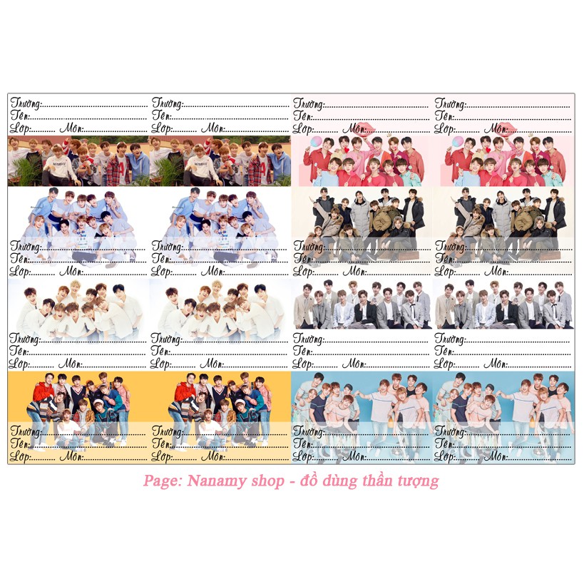 NHÃN WANNA ONE