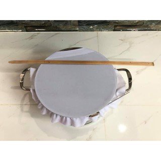 Tự làm bánh cuốn tại nhà: bột bánh cuốn, khăn tráng bánh cuốn, que lấy bánh cuốn