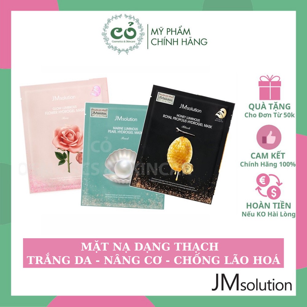 Mặt Nạ Thạch JM Solution Hydrogel Mask 30g - Dưỡng Trắng Da, Chống Lão Hoá. Nâng Cơ | Thế Giới Skin Care