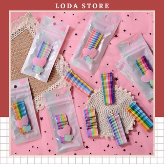 Set 10 kẹp tăm thời trang Hàn Quốc đáng yêu cho nữ