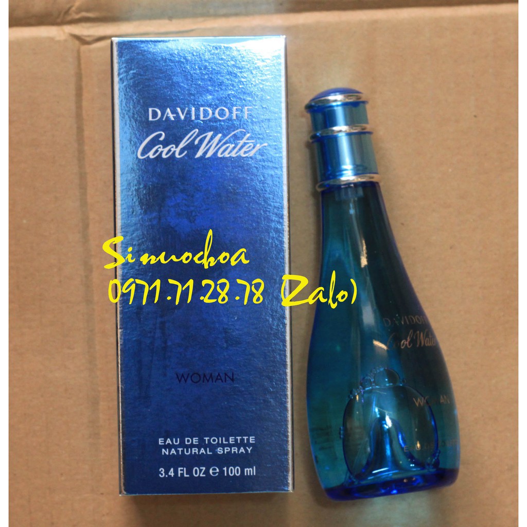 Nước Hoa Nữ Davidoff Cool Water Woman 100ml 95