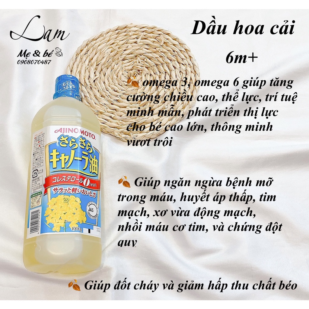 Dầu ăn hoa cải