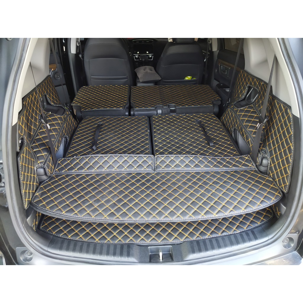 Lót cốp xe Honda Crv  - Thảm da Pu cao cấp, chống nước, chống xước