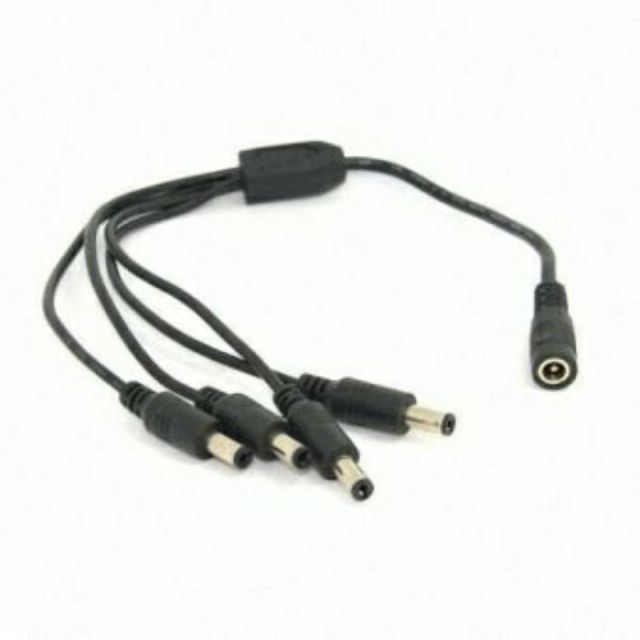 Dây chia nguồn DC 1 ra 4 chân 5.5x2.1mm