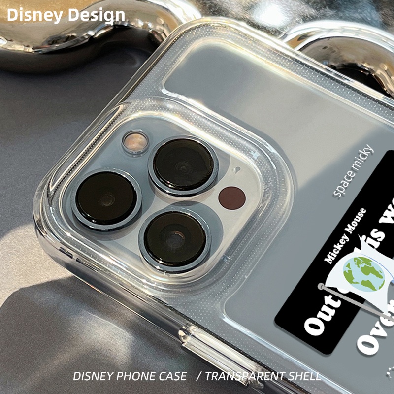 Ốp Điện Thoại Trong Suốt Chống Sốc Hình Mickey Cho iPhone 13 12 11 Pro MAX XS MAX XR X 7+ 8 Plus mini