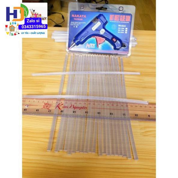 1 cây keo nến silicon loại nhỏ 27cm dùng cho súng bắn keo 20W