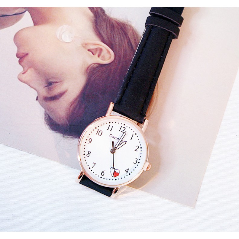 (Ko tặng lắc) Đồng hồ thời trang nữ CANDYCAT C4 dây da lộn hình tym | BigBuy360 - bigbuy360.vn