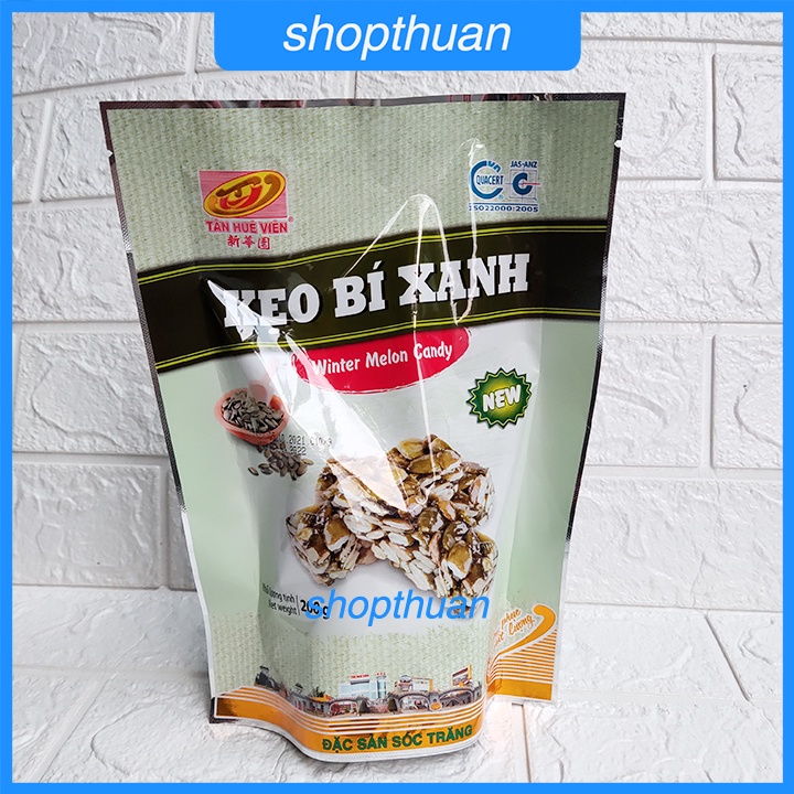 Kẹo bí xanh Tân Huê Viên 200g, đóng gói riêng từng cái