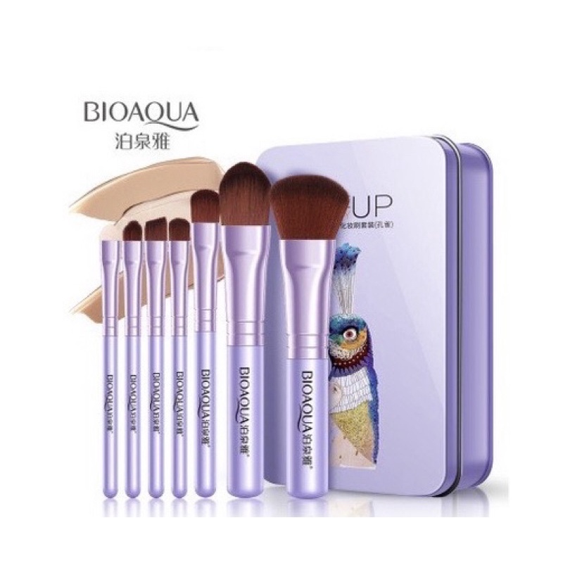 Bộ Cọ Trang Điểm Cá Nhân 7 món BIOAQUA Siêu Xinh