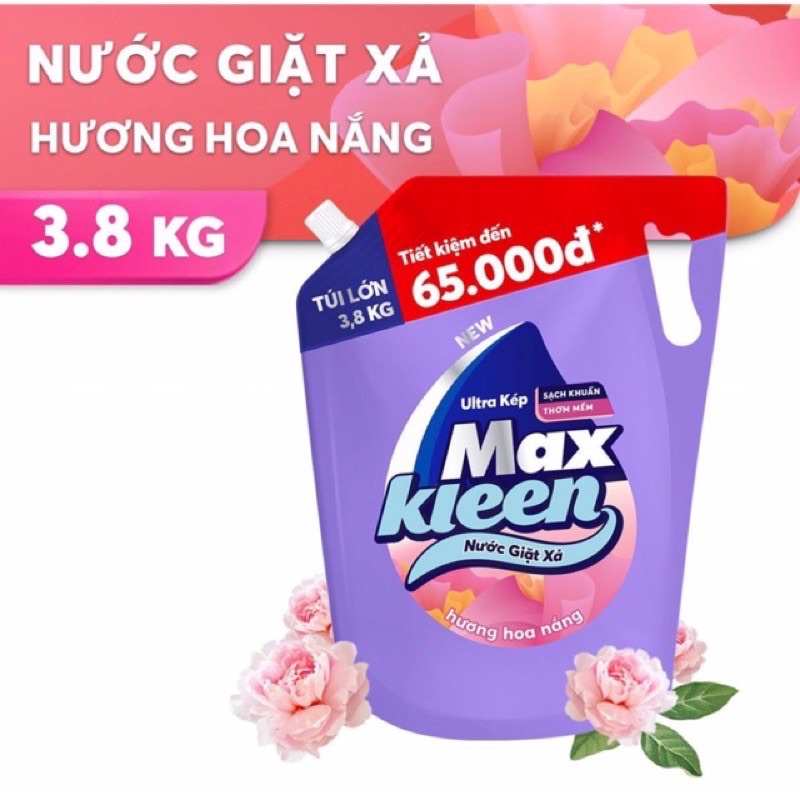 NƯỚC GIẶT XẢ MAXKLEEN 3,8Kg