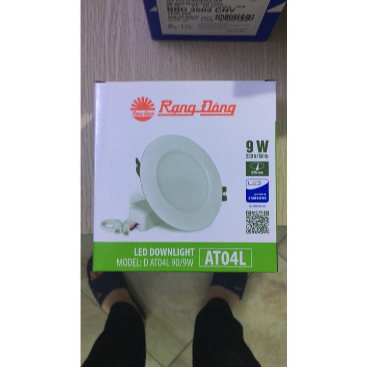 Đèn âm trần Rạng Đông AT04 7w,9w,12w ánh sáng trắng,ánh sáng vàng