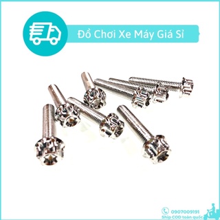ỐC INOX SALAYA SIZE 6 li - 8 li ĐẦU TRỤ- ĐẦU SAO
