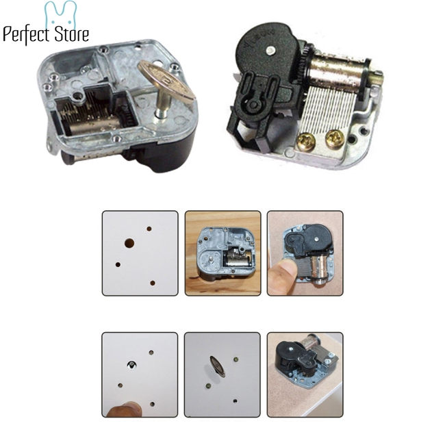 Hộp Nhạc Lên Dây Cót Phát Nhạc Diy Trang Trí Nhà Cửa