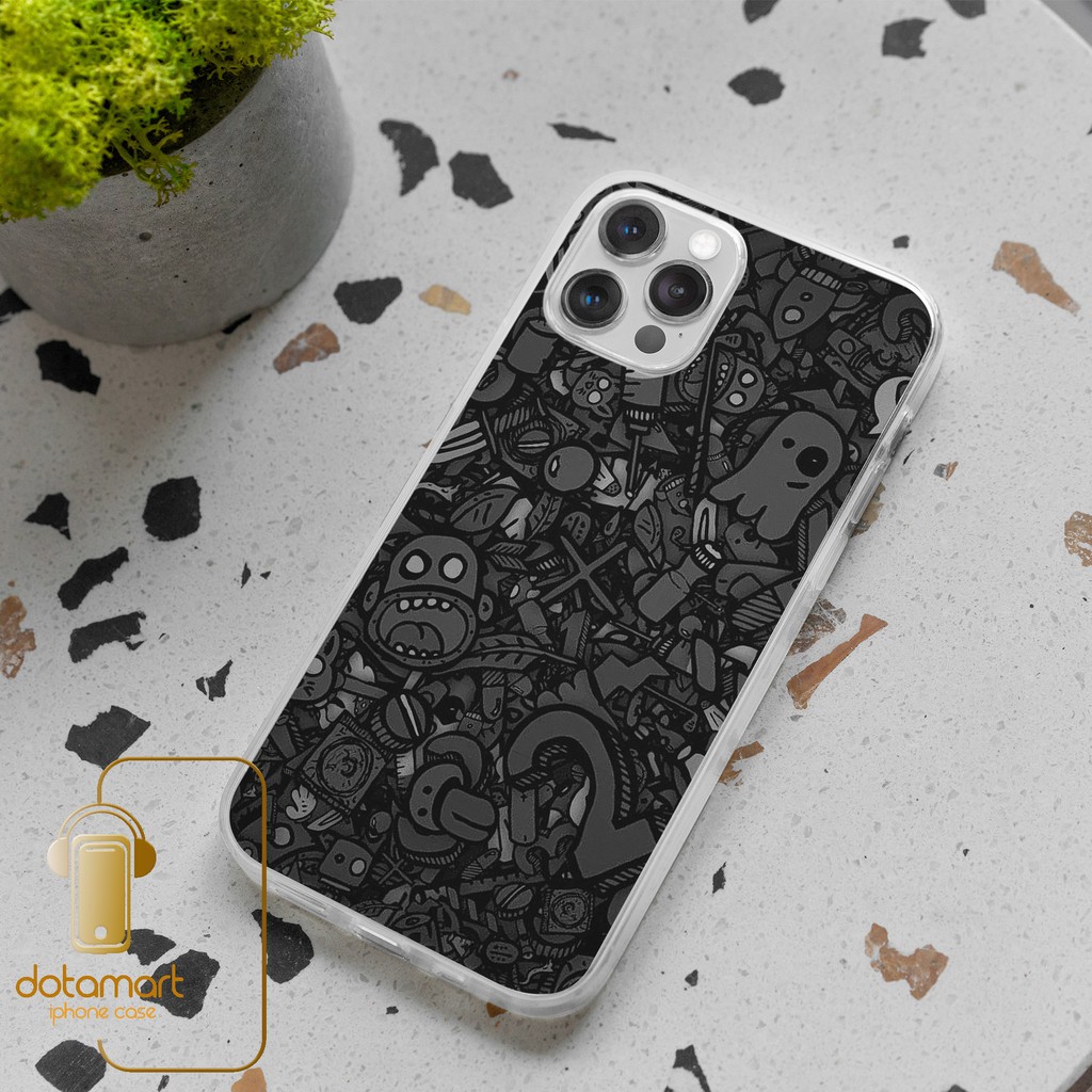 Ốp lưng iphone dotamart DOTA00020 ốp chống sốc, ốp không ố, phím kim loại, viền tpu lưng meca | BigBuy360 - bigbuy360.vn