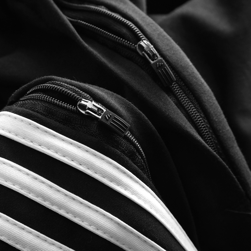 Quần Short Thun Adidas 3 sọc trắng mẫu mới chất nỉ da cá xịn sò - LA STORE MENSWEAR