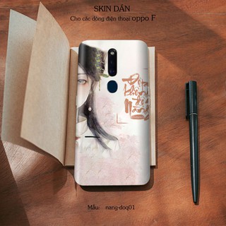 Miếng dán skin cho các dòng điện thoại Oppo F9 - F9 Pro - F11 - F11 Pro in hình cực chất