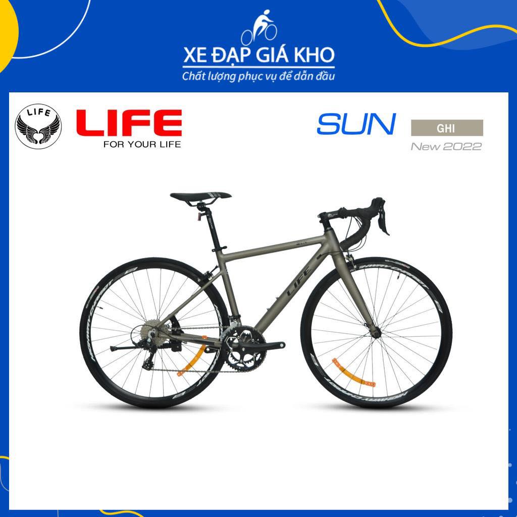 Xe đạp đua LIFE SUN Khung hợp kim nhôm Bộ đề SENSAH 2x8 16 Tốc độ