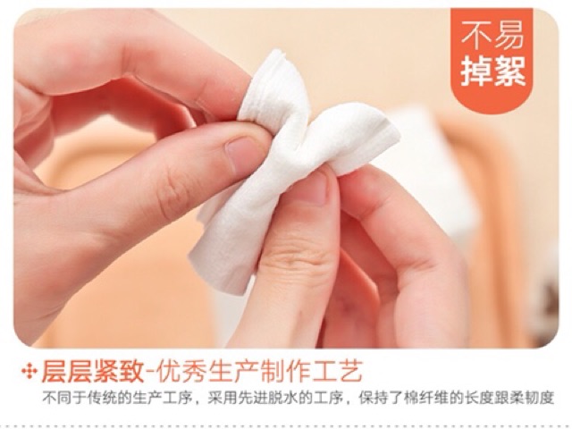 Bông Tẩy Trang 222 Miếng Cotton Pad Chất Bông Siêu Dai Mềm Mại