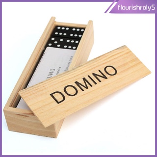 Hộp Gỗ Gồm 28 Miếng Domino