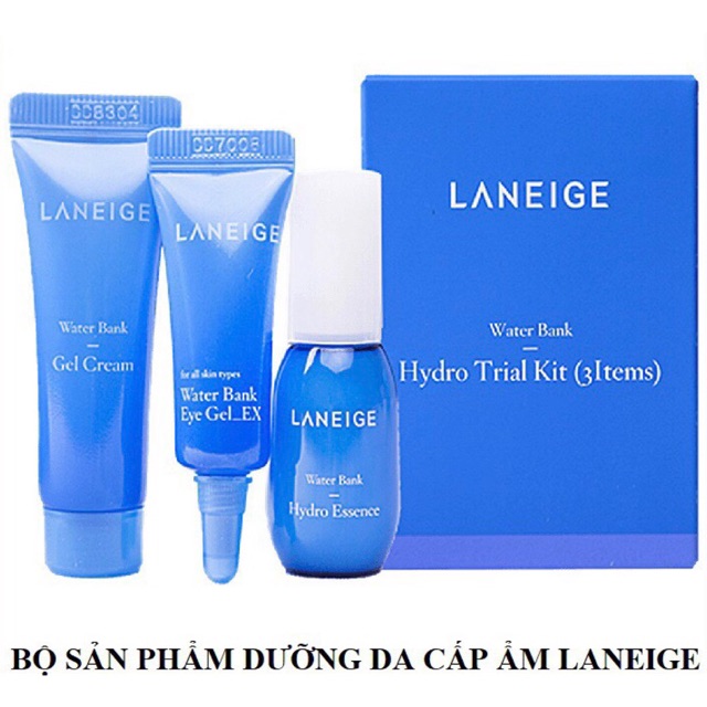 Set Dưỡng Da Laneige Water Bank Hydro Kit