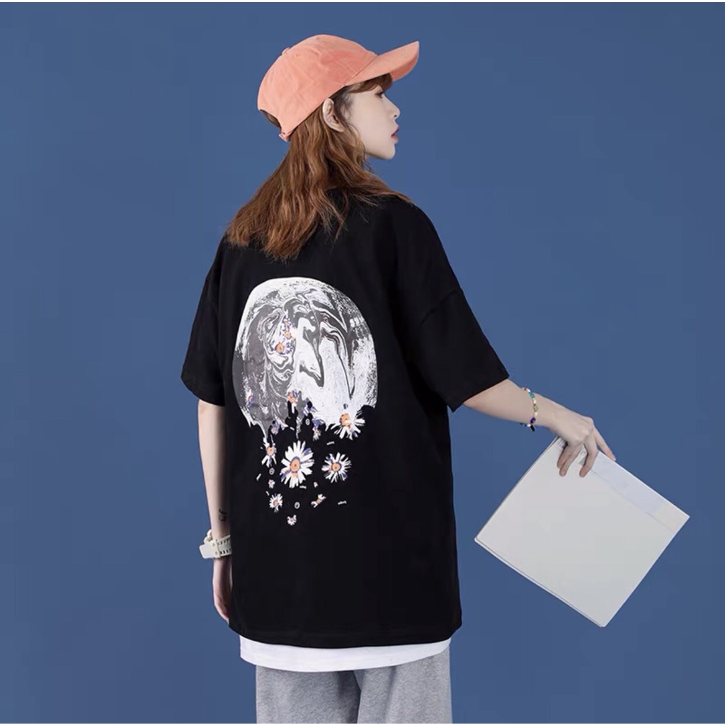 Áo thun nam nữ form rộng, áo phông ngắn tay cổ tròn Unisex phong cách hàn quốc | BigBuy360 - bigbuy360.vn