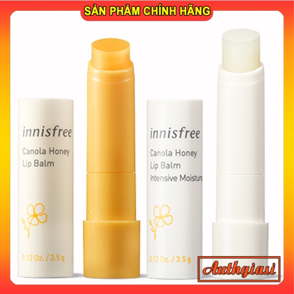 Son dưỡng môi Innisfree Canola Honey Lip Balm mật ong làm mềm mịn dưỡng ẩm môi hiệu quả