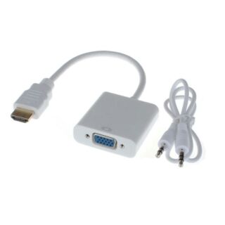 Cáp chuyển HDMI ra VGA có cổng âm thanh
