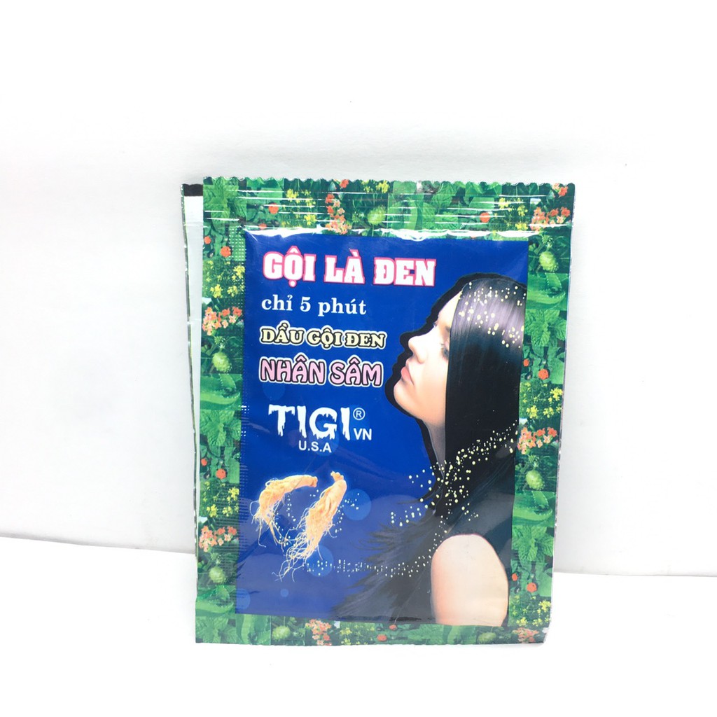 10 gói thảo dược gội là đen tinh chất nhân sâm